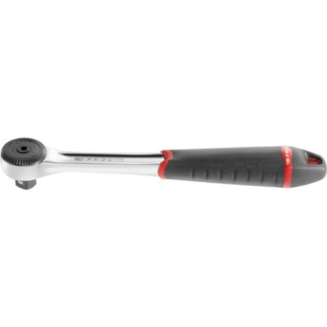 Facom – Cliquet 3/8" étanche compact – Mécanisme 72 dents – Poignée bi-matière résistante aux solvants – Pour espaces confinés