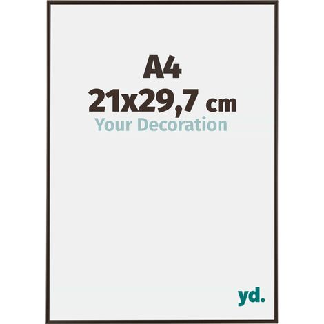 yd. - Cadre photo A4 21x29.7 - Anthracite - Plastique - Evry