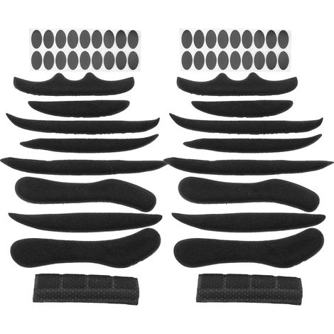 2 Ensembles de Doublure de Casque de Vélo Électrique avec Crochets et Éponge (1/5)