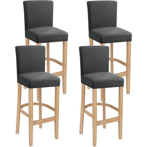 Housses de tabourets de bar, housses de chaise amovibles, extensibles et lavables pour tabourets de bar (1/5)