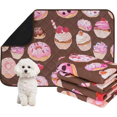 IEUUMLER Lot de 2 Tapis Éducateur pour Chien Lavable Réutilisable, Tapis Ultra Absorbant Anti-Fuites et Antidérapant, Convient aux Chiens, Chats EU015 (1/5)