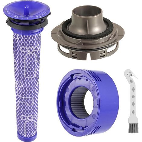 Filtri di ricambio per aspirapolvere Dyson V8 V7 Absolute Animal: testina motore, coperchio motore posteriore + post-filtri HEPA + pre-filtri (1/5)
