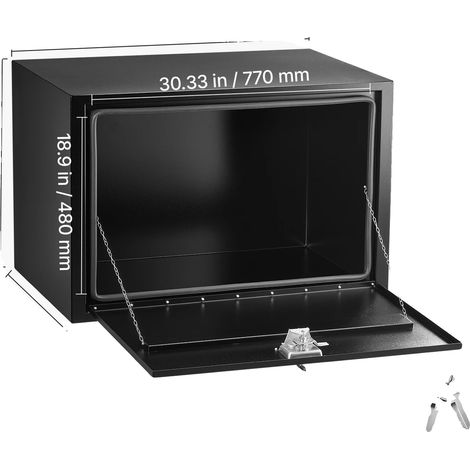 Caja de herramientas para camión, mecanismo de cierre, diseño impermeable, 36x24x24 pulgadas. (1/2)
