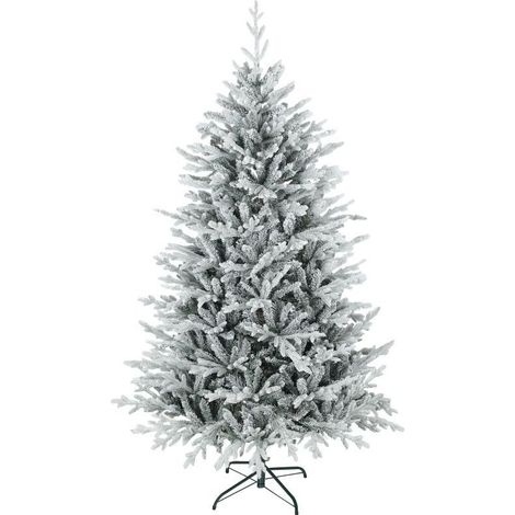 Sapin de Noël artificiel enneigé de 180 cm, doté de 1976 branches, spécialement conçu pour l'intérieur (1/5)