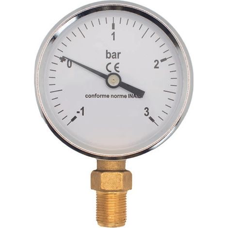 Vakuummeter radialer Anschluss ø 80
