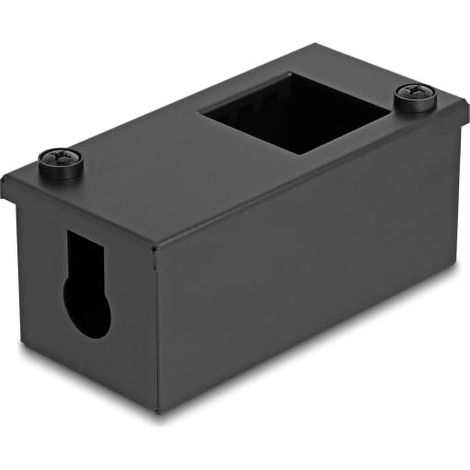 DELOCK EASY 45 SUPPORT DE MODULE POUR MONTAGE SUR TABLE OU MURAL - 2 PORTS (22,5 X 45 MM) 81553