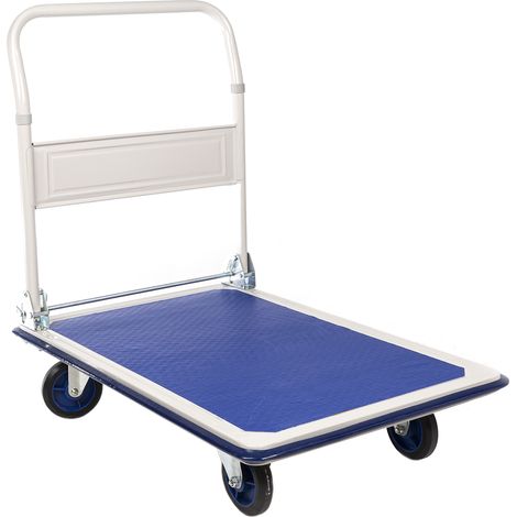 Chariot de manutention RS PRO, Charge 300kg, 608 x 907 x 870mm A plat Pliable ( Prix pour 1 )
