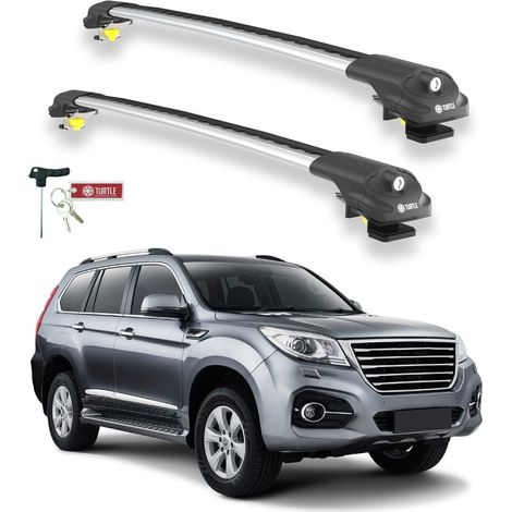 TURTLE kompatibel mit Great Wall Haval H9 2015-2025 Dachträger Air1 Grau (1/5)