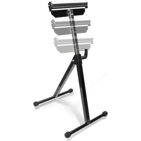Wolketon 1x Carrello da officina con supporto a rulli regolabile in altezza da 68 a 108 cm. per utensili da garage e bricolage (1/5)