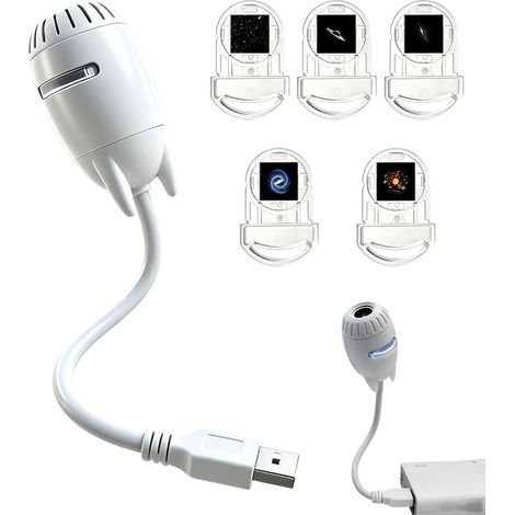 Projecteur Galaxie Veilleuse Éclairage USB Esthétique Dimmable Sur Prise (1/5)