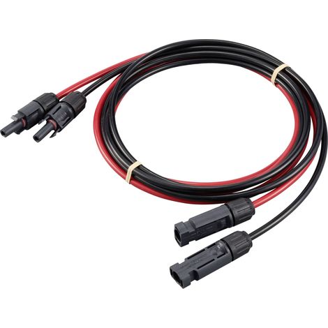 SYGONIX SY-6408026 CÂBLE RALLONGE 6 MM² SOLARSTECKER (STECKER UND BUCHSE) LONGUEUR DE CÂBLE 2 M (1/4)
