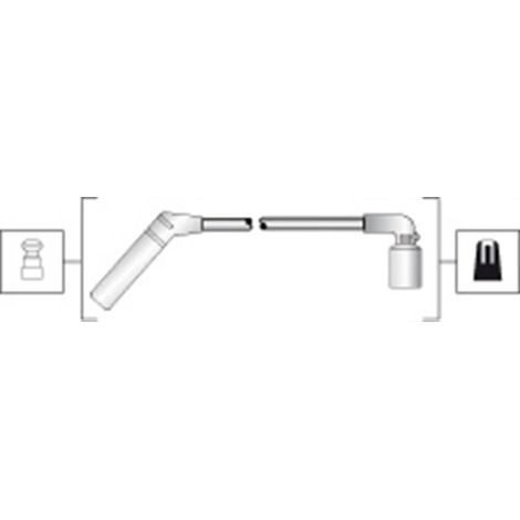 Kit de câbles d'allumage Magneti Marelli 941318111292 CHEVROLET