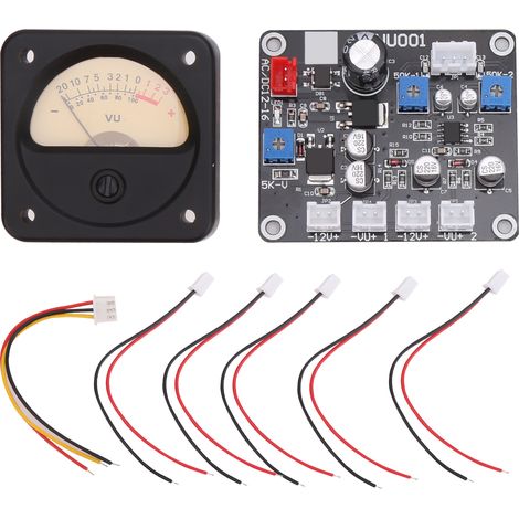 TS-DB45R Module Vumètre + Carte Pilote DIY Niveau Audio Testeur de Puissance avec Rétroéclairage