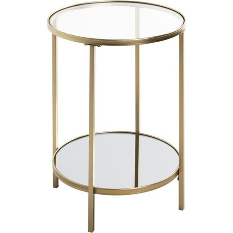 Table d'Appoint Design "Timana" 55cm Or (1/5)