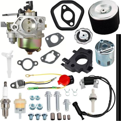 1 Carburateur Pour Moteur Honda GX340 GX390 GX420, Kit Réparation Tondeuse Générateur (1/5)