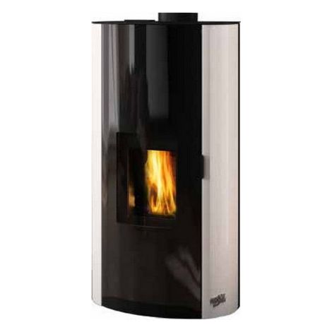 Stufa a pellet GODIN Estray 9Kw - Nero - 490329 (1/3)