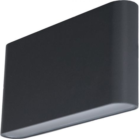 Applique Murale Minimaliste NEW ERA -LED 12W 850 lm Noir - Lumière Indirecte - IP54