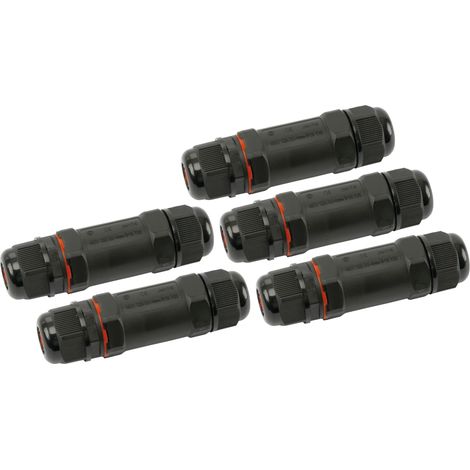 Raccord de câbles DAYTOOLS JW17-5P, 5 pôles, IP68, 450 V, 5 pièces (1/2)