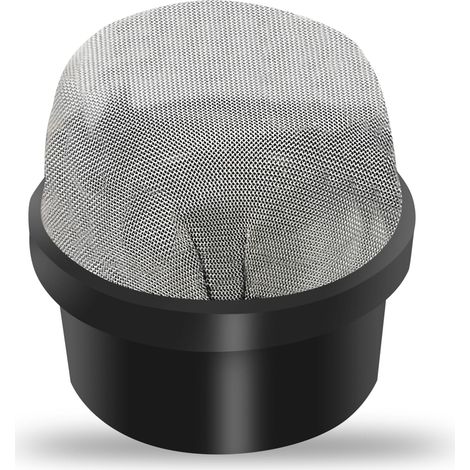 tapón de purga de aire interno de acero inoxidable con rejilla para filtros de tierra de diatomeas (DE) Pentair Compatible únicamente con las series de filtros Pentair Clean & Clear Plus y Quad DE. (1/5)