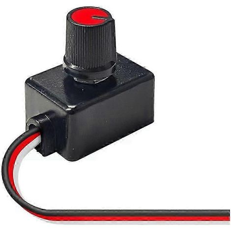 Variateur universel 12-24 V pour rubans LED basse tension, compatible avec l'éclairage intérieur des camping-cars et camions (plafonds, etc.). Bonne qualité. WHBYV (1/4)