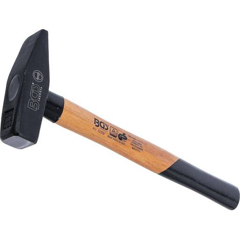 Marteau Mécanicien 800 g - Manche Hickory, Norme DIN 1041 - Précision et Durabilité, Pro - D-Work