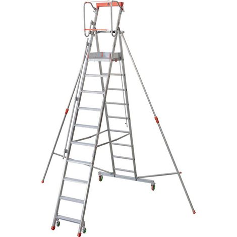 Scala a castello per logistica - Altezza max di lavoro  4.99m - CTA-11