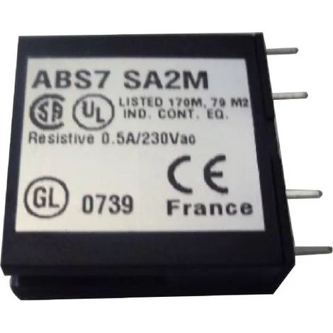 SCHNEIDER ABS7SA2M Relé St.Sor.24 240Vac 0.5A Paso 10Mm