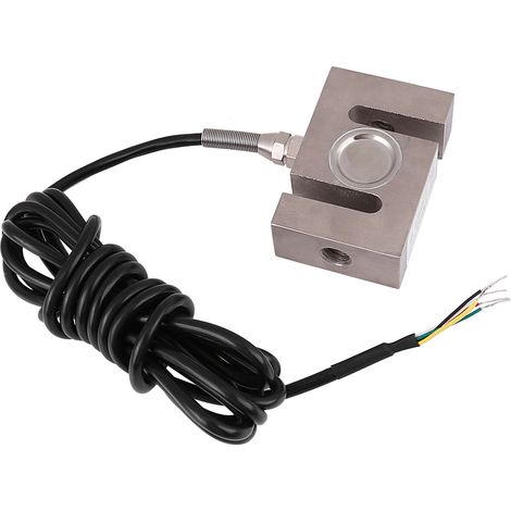 Capteur de pesage à cellule de charge de type S, capacité de 500 kg, avec câble. (1/5)