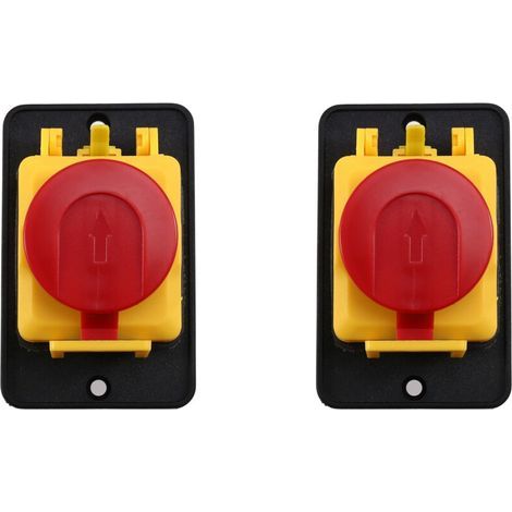 Un interrupteur magnétique autobloquant CK31 400V AC pour moteur, 6 broches, pour boutons de démarrage et d'arrêt de machine de découpe de métaux. (1/5)