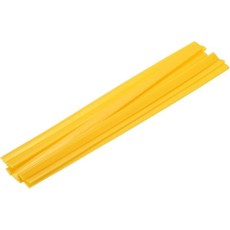 8 Pcs Tiges De Soudage En Plastique Jaunes 9.5mm x 250mm (1/5)