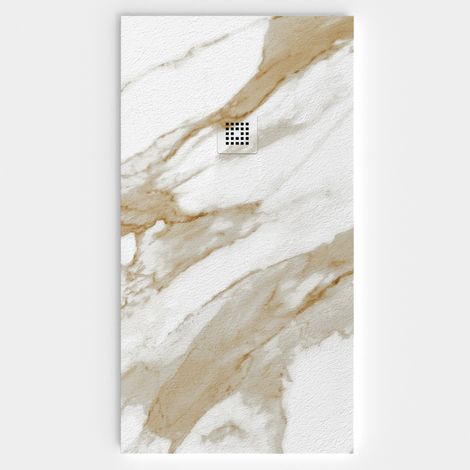 VAROBATH - Receveur de douche 3D 100x200 - Modèle ZARES effet marbre (1/5)