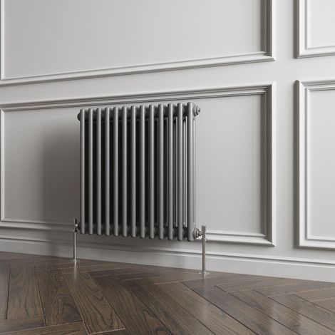 Biubiubath Traditional Cast Iron Style Radiator Horizontal 2 Column Anthracite 600x605mm