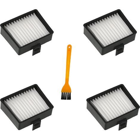 4 pièces Filtres plissé plat For Ryobi P712 P713 P714K aspirateur manuel，avec brosse de nettoyage (1/5)