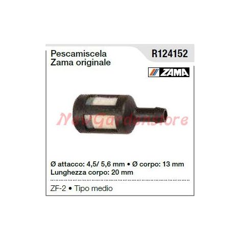 Pescamiscela WALBRO per motosega ZF-2 tipo medio R124152