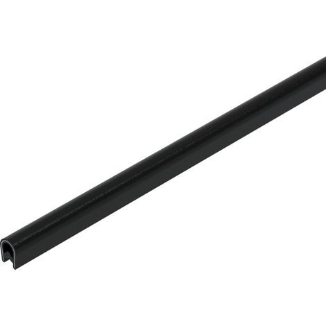 OBO Bettermann Banda protectora de cantos para chapas Cloruro de polivinilo negro, 6072895