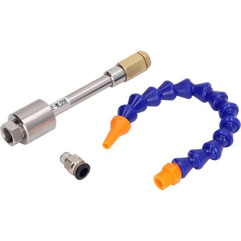Lot de 3 pistolets à air froid 7 bar 520BTU refroidissement rapide tube vortex flexible en acier inoxydable refroidisseur d'air (1/5)