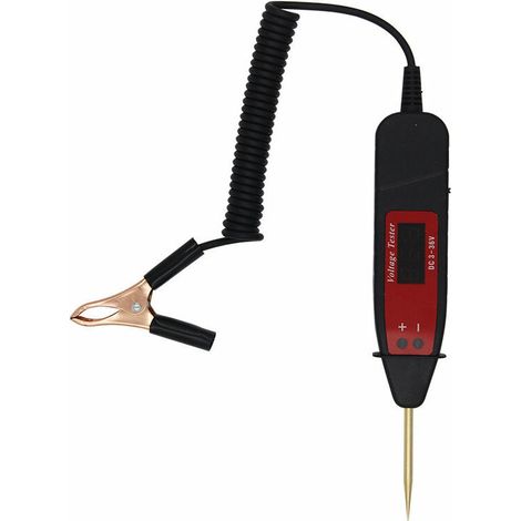 Stylo testeur de circuit automobile 3-36 V, lampe témoin, testeur de tension pour véhicule, identification de la polarité de la batterie, test électrique automatique-AquaForge