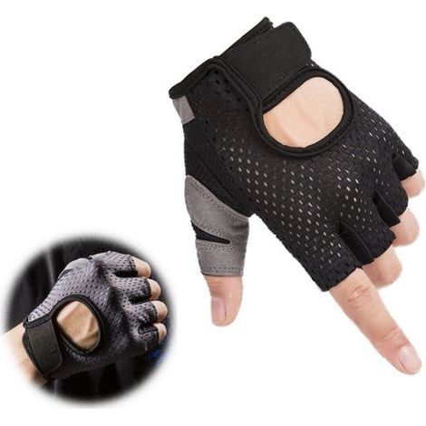 Gants de sport & fitness pour hommes & femmes - noir - Musculation (1/5)