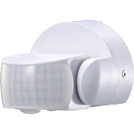 Sensore di Movimento Infrarossi IP65 Colore Bianco Montaggio a Parete Soffitto Snodabile a 180° SKU-6611 (1/3)