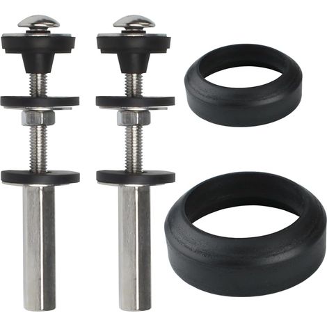 Kit universal de reparación de juntas para tanques de inodoro, compatible con tanques de inodoro con válvula de descarga de 2 y 3 pulgadas. (1/5)