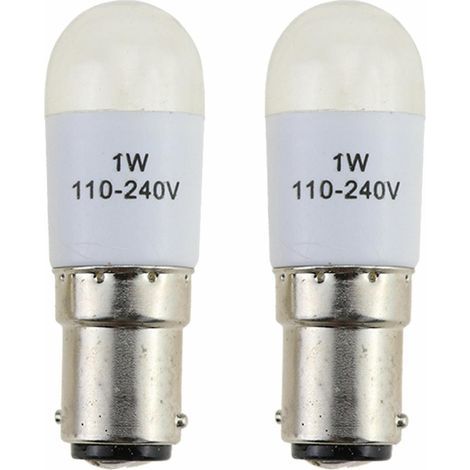 Lot de 2 ampoules de rechange pour machine à coudre, ampoule pour lampe de machine à coudre (1/4)
