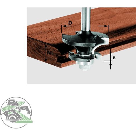 Festool Konterprofilfräser Nut HW S8 D43/21 A/KL (491129) (1/4)