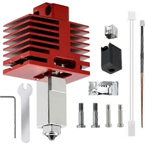 Kits de têtes d'impression pour BambuLab P1S, P1P, X1, X1C, X1E : kit monobloc en acier trempé TZ4.0 amélioré avec disque céramique X1. (1/5)