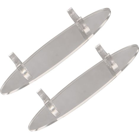 2er-Set Stiftehalter aus Acryl, transparent, für Schreibtisch, Schreibtisch, zur Aufbewahrung von Make-up-Pinseln und Pinseln, für Zuhause, Schule oder Büro (1/5)