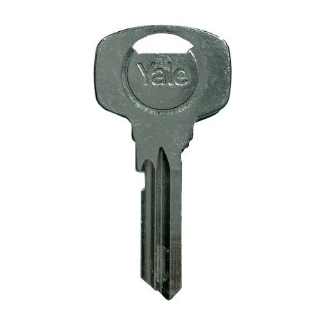 CHIAVE PIATTA YALE ORIGINALE Y500 - OTTONE NICHELATO- 25 pezzi