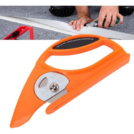 Coupeur Rotatif, Lame en Acier Inoxydable de 45 Mm avec Base en Plastique Robuste pour une Coupe Durable des Tapis et du Cuir