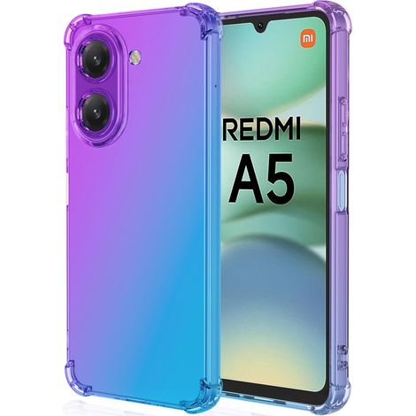 Fallfeste Schutzhülle mit Farbverlauf für Xiaomi Redmi A5, Lila/Blau (1/5)