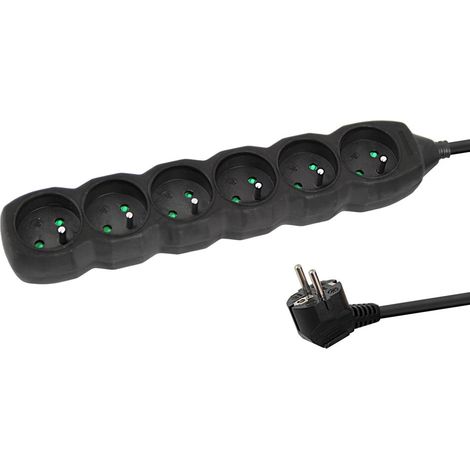Multipresa esperanza 6 prese 15 m nero
