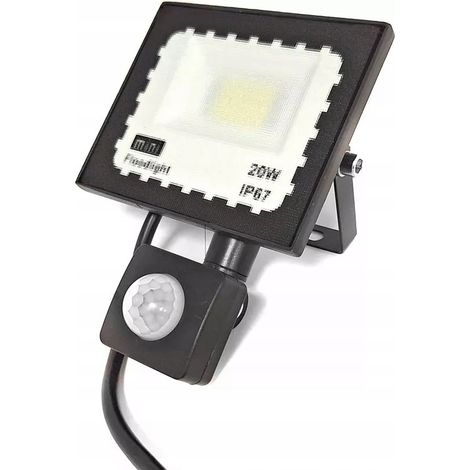 Halogen LED MIT BEWEGUNGS- UND DÄMMERUNGSSENSOR 20W IP Werkstattstrahler (1/5)