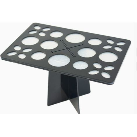 1 Séchoir à pinceaux, pliable, acrylique, rangement maquillage, coiffeuse (1/5)